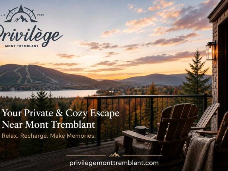private and cozy lodging near Mont-Tremblant