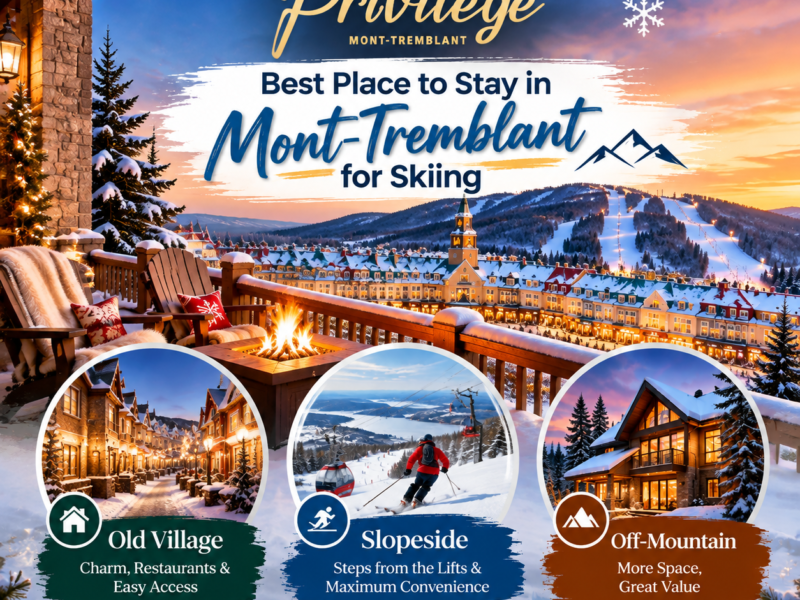 best place to stay in Mont-Tremblant for skiing